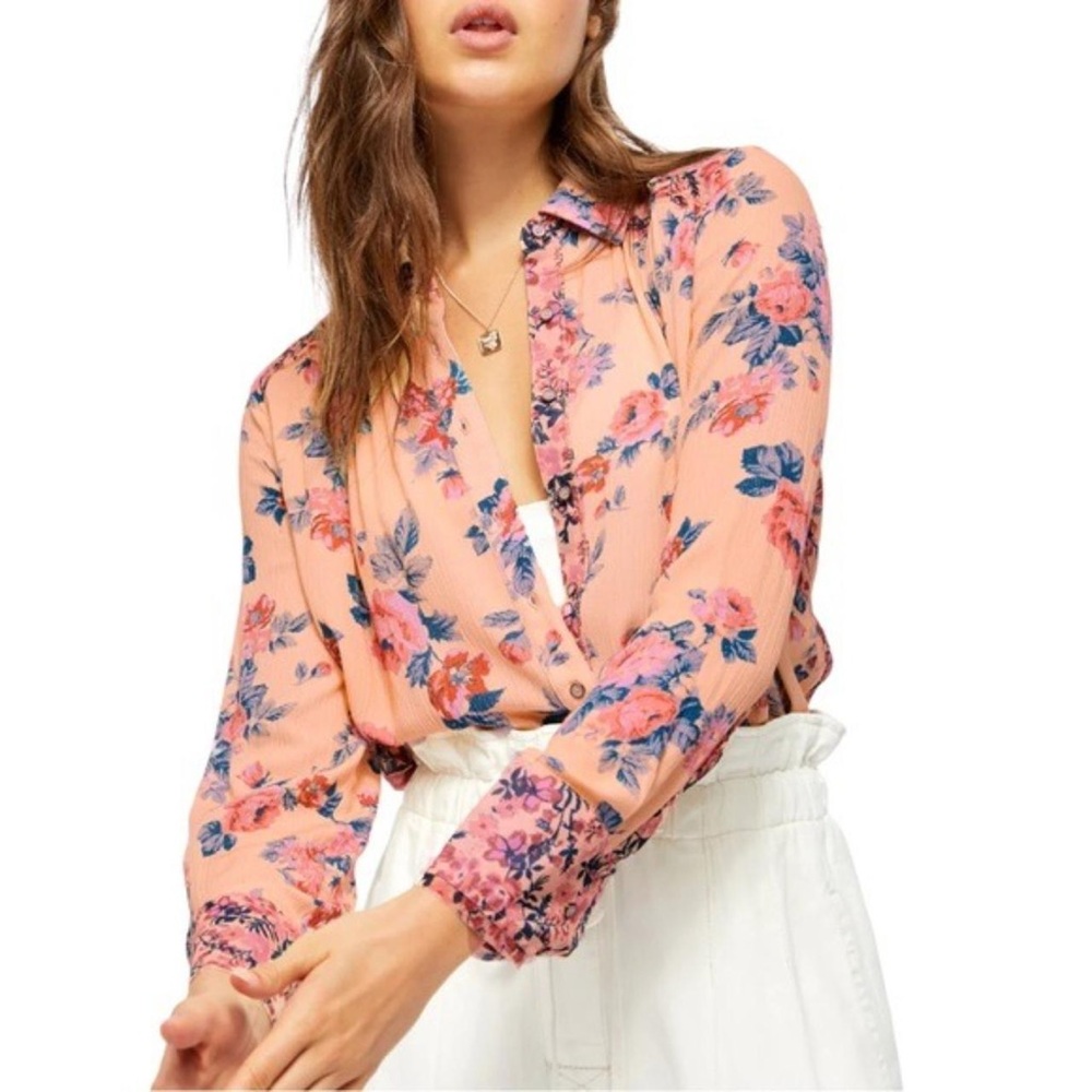 Free People Floral Women's Top